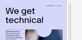 Cover of the Digikey eMagazine volume 13 Industrial Sensors