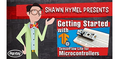 Screen shot of TinyML: Getting Started with TensorFlow Lite for Microcontrollers video