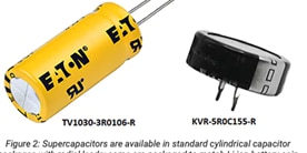 A view of two Supercapacitors