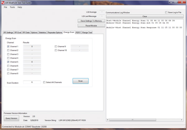 SiFLEX02 energy scan results Image of SiFLEX02 energy scan results