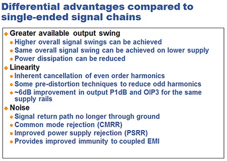 Differential advantages Image of differential advantages