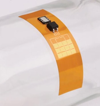 A piezoelectric power station for a pacemaker Image of piezoelectric power station for a pacemaker