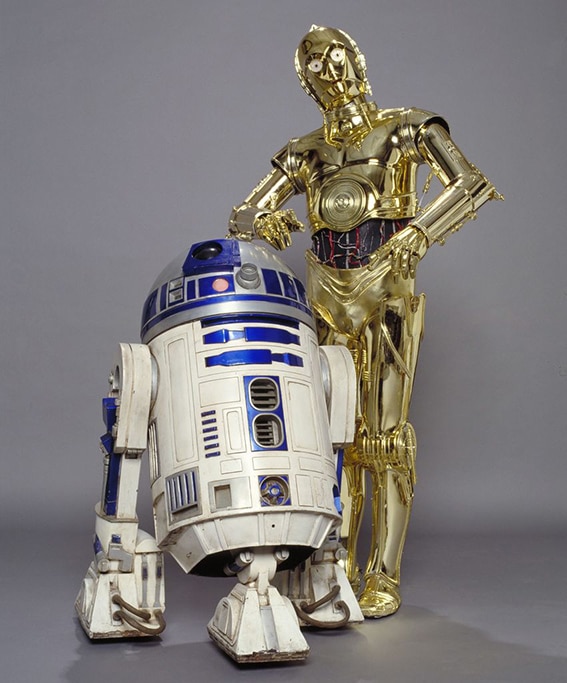 Star Wars droids R2-D2 and C-3PO Image of Star Wars droids R2-D2 and C-3PO