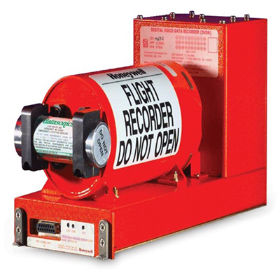 Honeywell Flight Data Recorder (FDR) “black box” Image of Honeywell Flight Data Recorder (FDR) “black box”