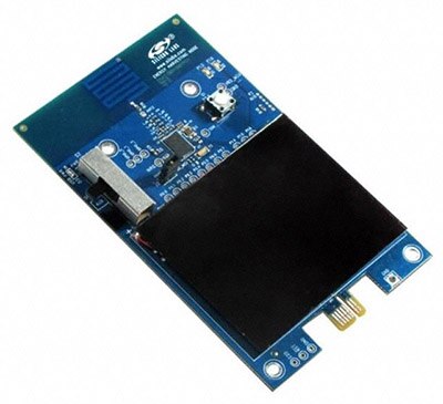 Energy harvesting RD development board from Silicon Labs Image of energy harvesting RD development board from Silicon Labs
