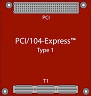 PCI/104-Express that supports PCI and PCI Express Image of PCI/104-Express that supports PCI and PCI Express