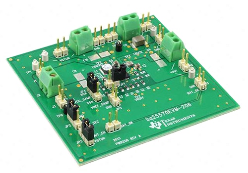 Texas Instruments bq25570 evaluation board Image of Texas Instruments bq25570 evaluation board