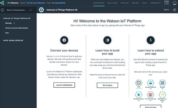 Welcome to the Watson IoT Platform Welcome to the Watson IoT Platform