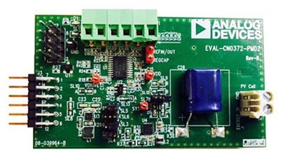 The EVAL-CN0372-PMDZ energy harvesting evaluation board from Analog Devices The EVAL-CN0372-PMDZ energy harvesting evaluation board from Analog Devices