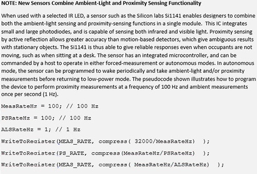 Programming Silicon Labs' Si1141 in autonomous-sensing mode. Programming Silicon Labs' Si1141 in autonomous-sensing mode.