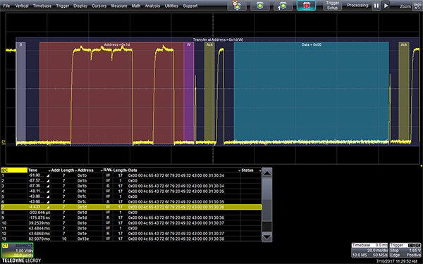Expanding the trace horizontally (click to enlarge) Image of expanding the trace horizontally (click to enlarge)