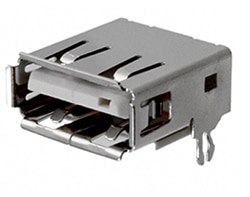 Amphenol’s 87583-3010RPALF USB A receptacle Image of Amphenol’s 87583-3010RPALF USB A receptacle