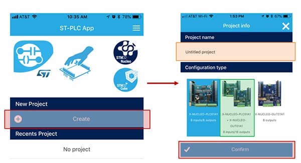 ST PLC application ST PLC 應用程式圖片