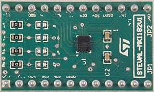 STMicroelectronics ISM330DLC adapter board – STEVAL-MKI182V1 Image of STMicroelectronics ISM330DLC adapter board – STEVAL-MKI182V1
