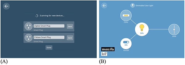 Mozilla’s Things gateway software Image of Mozilla’s Things gateway software