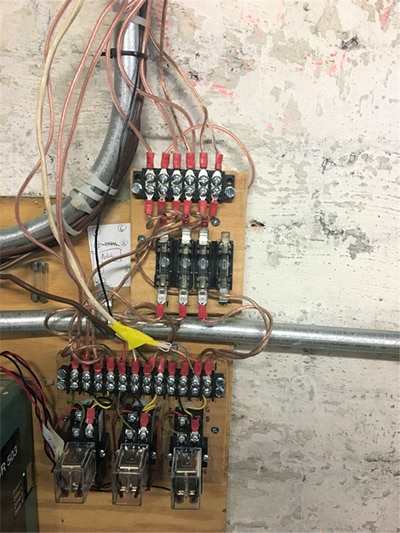 Thermostat upgrade wiring Image of thermostat upgrade wiring