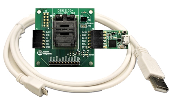 Maxim DS28C40 secure authenticator evaluation board Image of Maxim DS28C40 secure authenticator evaluation board