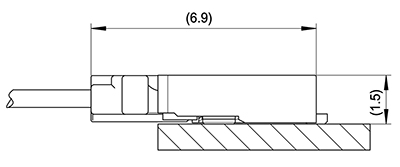 Molex surface mounted Pico-Lock header Diagram of Molex surface mounted Pico-Lock header