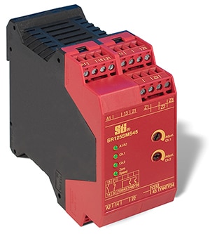 Omron SR125SMS45 stop-motion safety relay Image of Omron SR125SMS45 stop-motion safety relay
