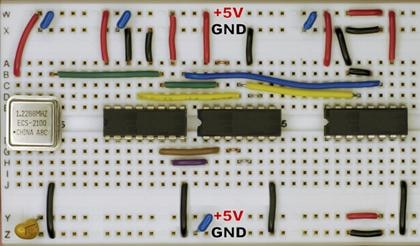Analog Devices solderless breadboard Obrázek nepájivé desky společnosti Analog Devices