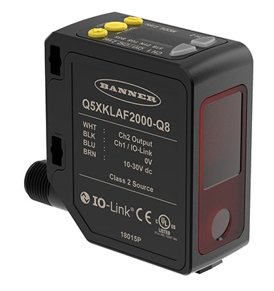 Q5X multi-function laser sensor from Banner Engineering Banner Engineering 的 Q5X 多功能雷射感測器圖片