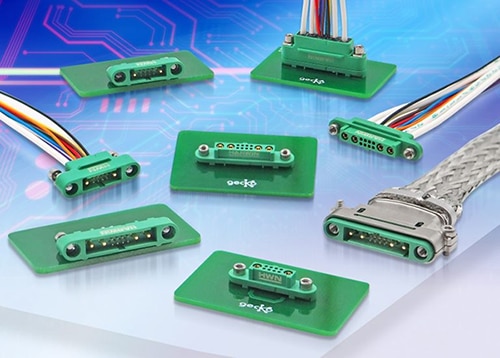 Harwin Gecko family of low-profile connectors Image of Harwin Gecko family of low-profile connectors