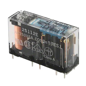 Omron electromechanical safety relay Immagine del relè di sicurezza elettromeccanico di Omron