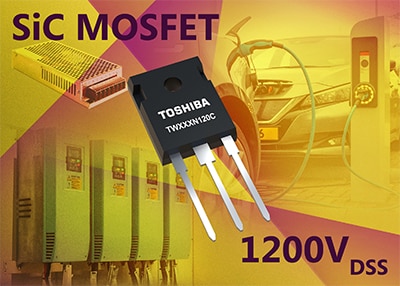 Toshiba 650 V and 1200 V third-generation SiC MOSFETs Image of Toshiba 650 V and 1200 V third-generation SiC MOSFETs