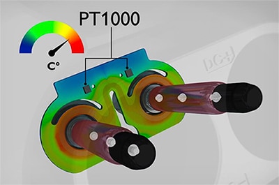 PT1000 temperature sensors Bild von PT1000-Temperatursensoren