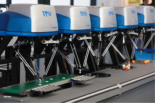 Delta robot is a type of parallel manipulator Image of delta robot is a type of parallel manipulator