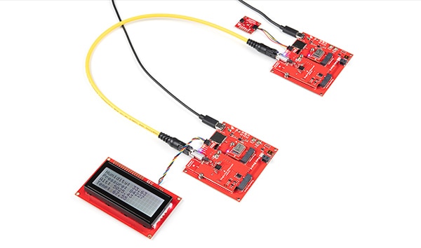 Demonstrator for an ambient sensor featuring a display Image of demonstrator for an ambient sensor featuring a display