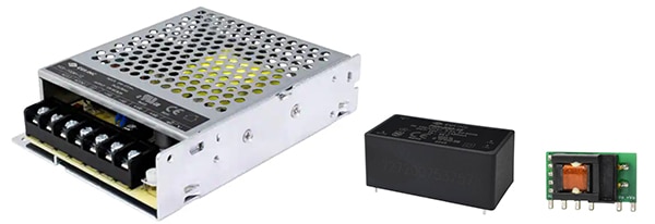 VGS (left), PSK (center), and PBO (right) AC/DC power supplies Image of VGS (left), PSK (center), and PBO (right) AC/DC power supplies