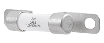 Bel Fuse 0ALEB9100-PD bolt-mount ceramic fuse Image of Bel Fuse 0ALEB9100-PD bolt-mount ceramic fuse