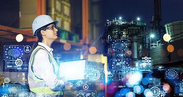 Intra logistics can integrate information about material, people, and machines Image of intra logistics can integrate information about material, people, and machines