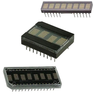 Alphanumeric LED displays with parallel interfaces Image of alphanumeric LED displays with parallel interfaces