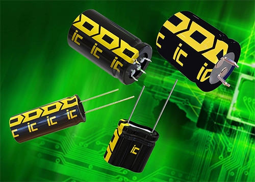 Cornell Dubilier Electronics DSF supercapacitors Image of Cornell Dubilier Electronics DSF supercapacitors