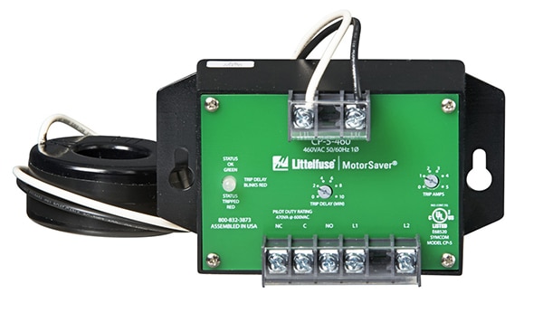 Littelfuse timing controls are used with center-pivot irrigation systems Billede af Littelfuse tidskontrol anvendes sammen med vandingssystemer med center-pivot