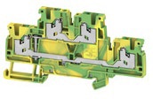 Weidmüller double-tier 2902460000 PE block connector Image of Weidmüller double-tier 2902460000 PE block connector