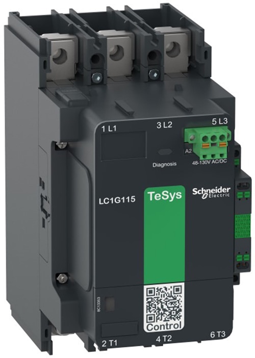 Typical TeSys Giga contactor Image of typical TeSys Giga contactor