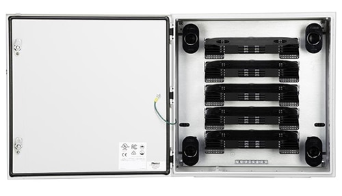 Panduit fiber-termination enclosure Image of Panduit fiber-termination enclosure