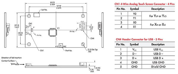 NKK Switches FTCSU548 controller IC (IC1) is mounted on the FTCU04B (4-wire USB) controller board (click to enlarge) Diagram of NKK Switches FTCSU548 controller IC (IC1) is mounted on the FTCU04B (4-wire USB) controller board (click to enlarge)