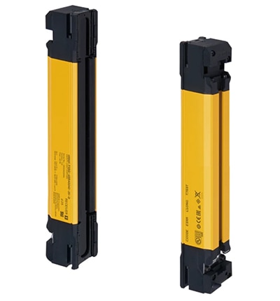 Light curtain supports flexible lengths in increments of 40 mm Image of light curtain supports flexible lengths in increments of 40 mm