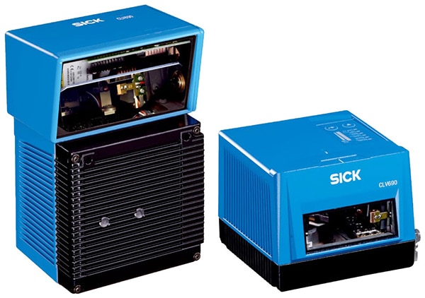 CLV690-1000 (left) & CLV691-0000 (right) from SICK Obrázek - čtečky čárových kódů CLV690-1000 (vlevo) a CLV691-0000 (vpravo) od společnosti SICK