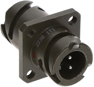 ITT Cannon's TBF10SL-4PS-B rugged circular connector Image of ITT Cannon's TBF10SL-4PS-B rugged circular connector