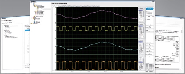 Advantech DAQNavi software environment (click to enlarge) Image de l'environnement logiciel Advantech DAQNavi (cliquez pour agrandir)