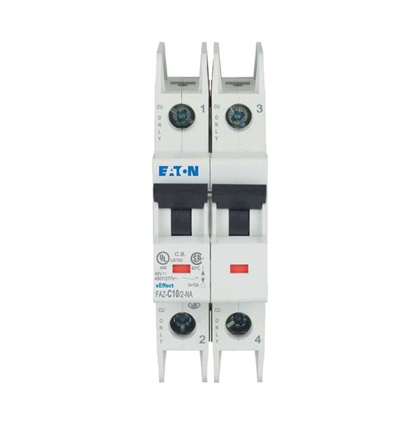 Eaton FAZ-C10/2-NA miniature circuit breaker Image of Eaton FAZ-C10/2-NA miniature circuit breaker