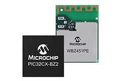 PIC32 BZ2 Series Wireless MCUs Image of Microchip PIC32 BZ2 Series Wireless MCUs