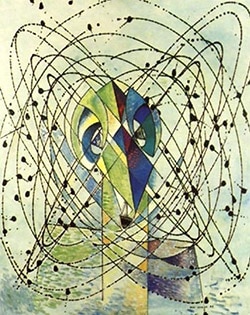 Figure 4: The enormous number of permutations for a power distribution architecture along with the many conflicting priorities, can make a design engineer feel like this fellow depicted by Max Ernst in his work, “Young Man Puzzled by the Flight of a non-Euclidean Fly”