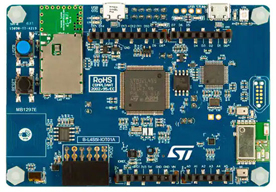 STMicroelectronics' B-L45SI-IOT01A IoT Discovery Board