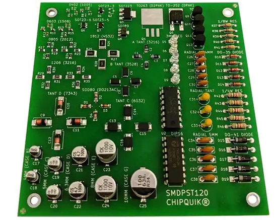 Chip Quik's SMDPST120 training board